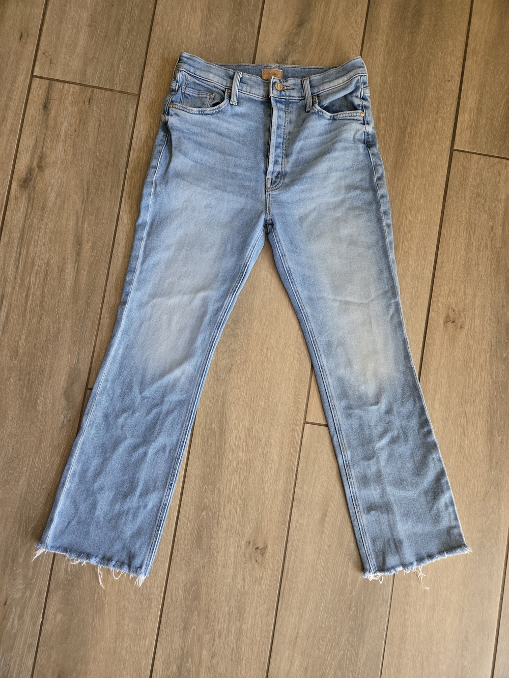 MOTHER The Tripper Flood Fray Jeans